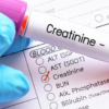 Creatinine levels kidney blood test results infographic